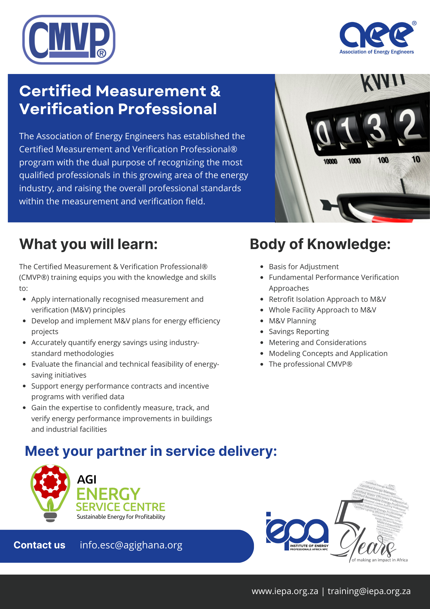 Event Certified Measurement & Verification Professional (CMVP®) Training image