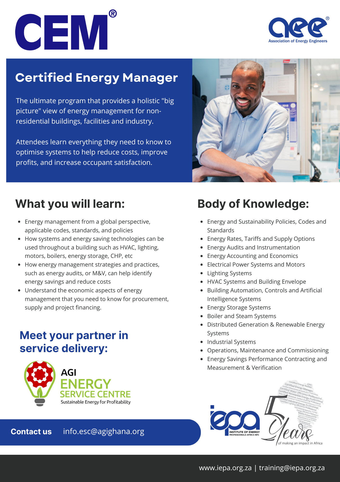 Event Certified Energy Manager (CEM®) international certification image